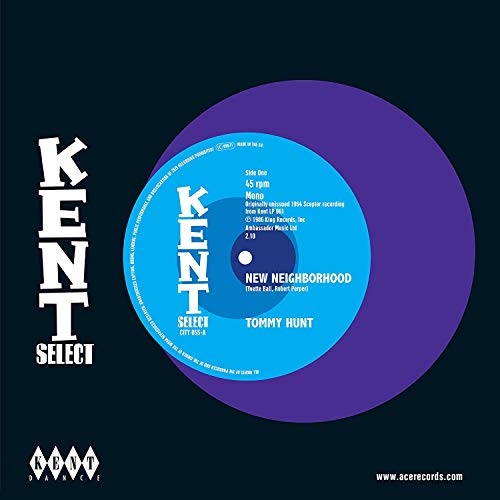 Vinyl record with blue label and purple outer ring, featuring "Kent Select" text.