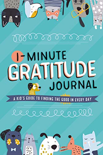 Blue journal cover with colorful cartoon animals and bold red text.