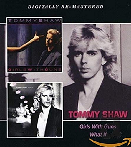 Album cover for Tommy Shaw featuring multiple portraits of the artist in dark clothing.