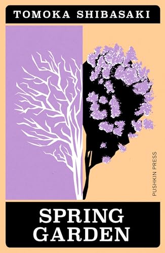 Book cover: split floral and branch design with title "Spring Garden".