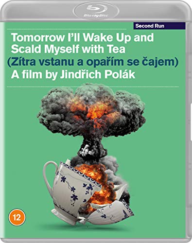 Blu-ray cover: exploding teacup against a green background.