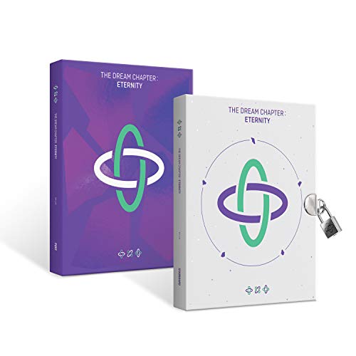 Two book-style packages with interlocking rings and THE DREAM CHAPTER: ETERNITY text.