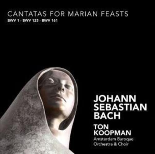 CD cover: veiled woman’s face, text “Bach” and “Ton Koopman”.