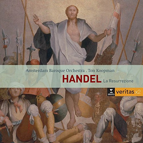 CD cover of "Handel: La Resurrezione" featuring a classical painting of the resurrection.