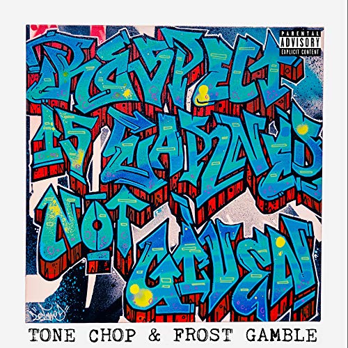 CD cover with colorful graffiti-style lettering and artist name below.