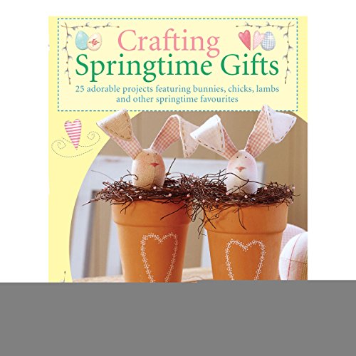Book cover featuring two fabric bunnies in terracotta pots with heart designs.