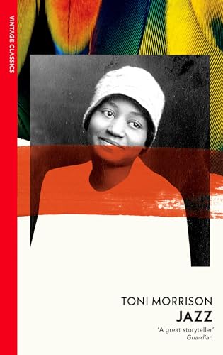 Book cover: portrait of a woman with a white head covering, titled "Jazz".