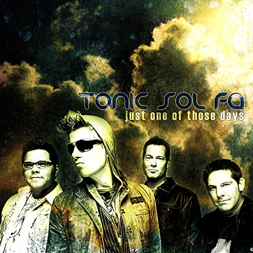CD cover for Tonic Sol-fa’s “Just One Of Those Days” featuring four men.
