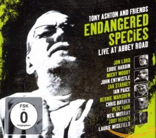 CD cover: Tony Ashton, black and white portrait, with musician names listed.