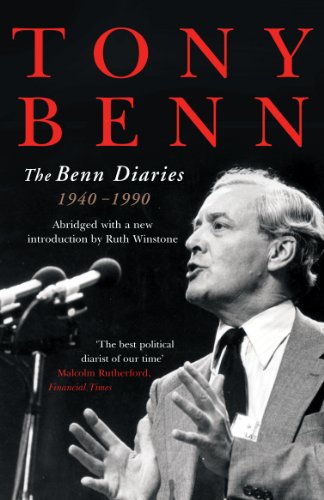 Book cover featuring Tony Benn, a portrait and title text.