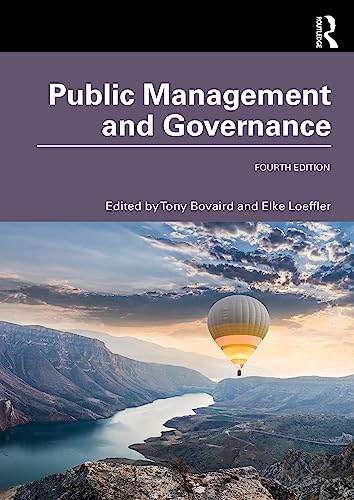 Book cover: “Public Management and Governance” fourth edition, with landscape image.