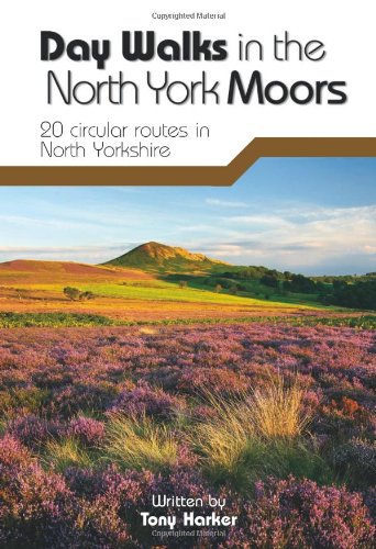 Book cover featuring heather-covered hills of the North York Moors.