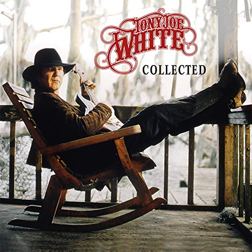 Tony Joe White album cover: man in a hat relaxing with a guitar.