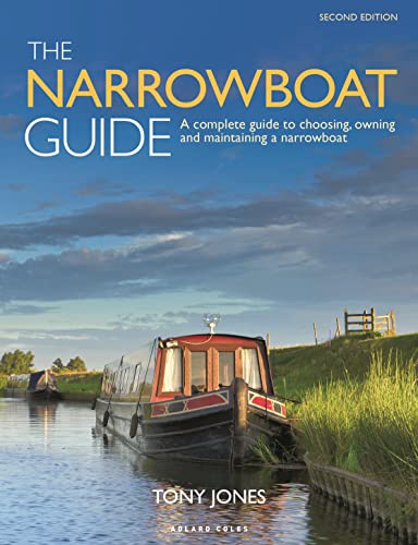 Book cover featuring a narrowboat on a calm canal at sunset.