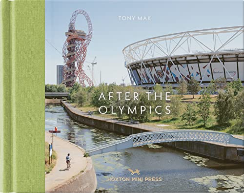 Book cover depicting the Olympic Park in Stratford, London, post-games.