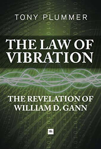 Book cover: "The Law of Vibration" by Tony Plummer, with green wave graphic.