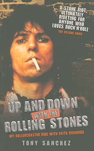 Book cover featuring Keith Richards with a cigarette, titled "Up and Down...