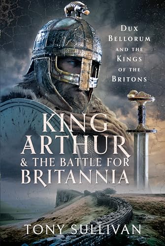 Book cover featuring a warrior in helmet, shield, and sword.