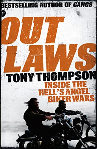 Book cover featuring two bikers on motorcycles, titled "Outlaws.