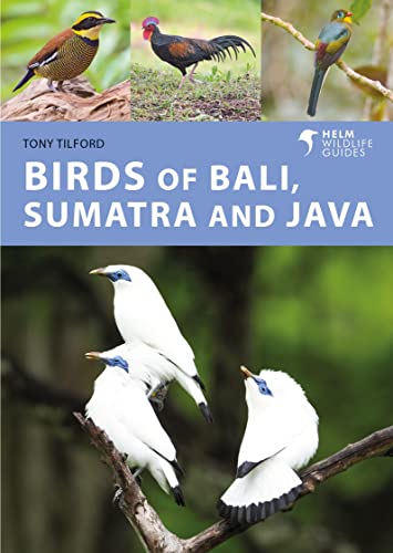 Book cover featuring four colorful bird species from Indonesia.