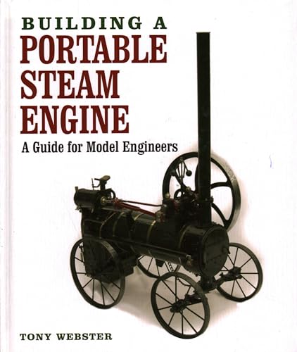 Book cover featuring a black model steam engine against a white background.