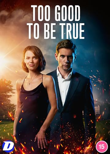 DVD cover for “Too Good To Be True” featuring a couple.