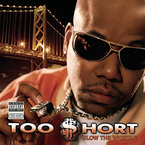 Too Short album cover, featuring the rapper with sunglasses and the Bay Bridge.