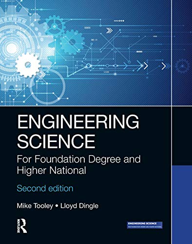 Engineering Science textbook cover with gears and circuit board imagery.
