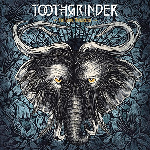 Album cover for Toothgrinder’s “Nocturnal Masquerade” featuring an elephant illustration.