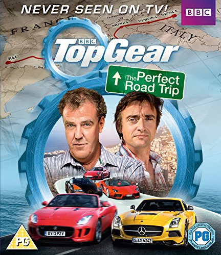 Top Gear Blu-ray cover featuring Jeremy Clarkson, Richard Hammond, and cars.