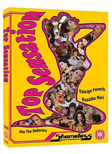 DVD cover for "Top Sensation" featuring multiple suggestive images of women.