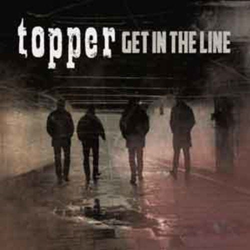 CD cover for Topper’s “Get In The Line” featuring figures under a tunnel.
