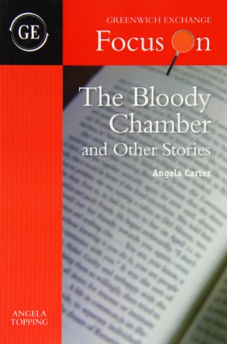 Book cover: "The Bloody Chamber" by Angela Carter, with open book image.