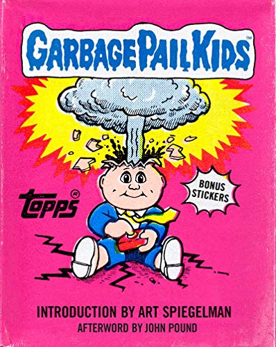 Garbage Pail Kids book cover featuring a cartoon child with an exploding head.