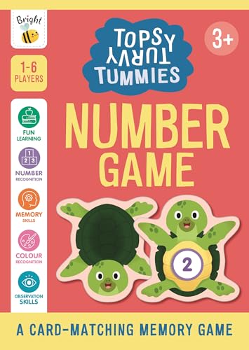 Game box featuring two cartoon turtles and colorful numbers, for ages 3+.