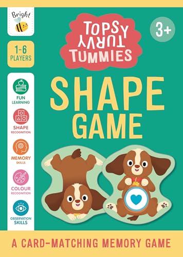 Game box featuring cartoon dogs and colorful shapes, for ages 3+.