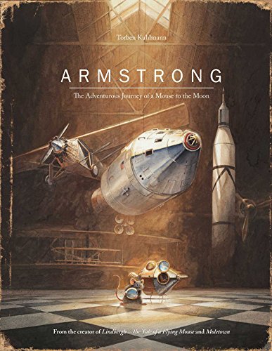 Book cover: a mouse with a spaceship, airplane, and rocket.