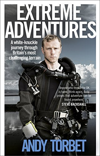 Book cover: Man in diving gear against a cloudy seascape.