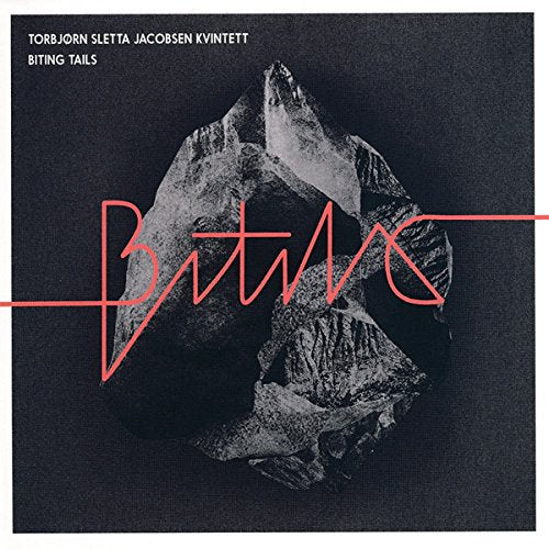 CD cover featuring a black and white mountain peak with red cursive text.