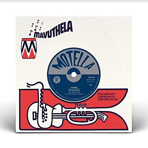 7-inch vinyl record with colorful illustrations of musical instruments.
