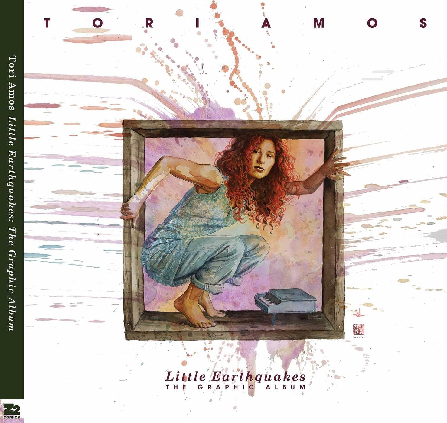 Album cover for Tori Amos’ “Little Earthquakes: The Graphic Album” featuring a painted portrait.