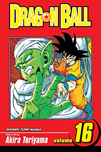 Dragon Ball manga volume 16 cover featuring Goku and Piccolo in conflict.