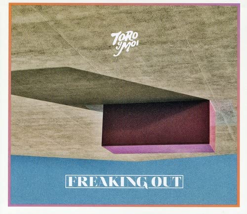 “Freaking Out” CD cover: abstract architectural shapes in muted colors.