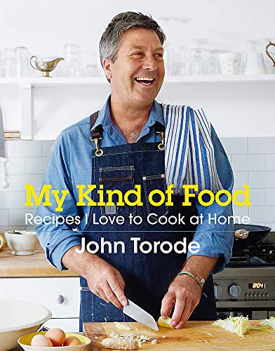 Cookbook cover featuring chef John Torode chopping vegetables at a kitchen counter.