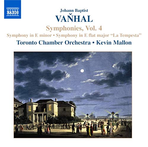 CD cover for Vanhalsymphonies Vol. 4, featuring a classical painting.