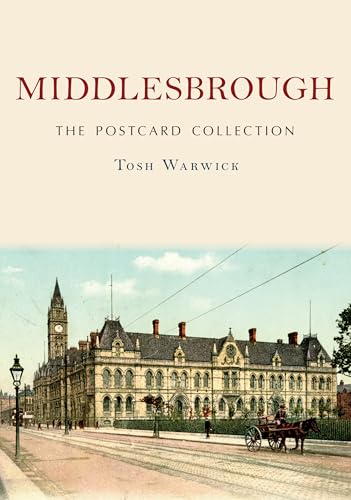 Book cover: "Middlesbrough: The Postcard Collection" with a vintage town scene.