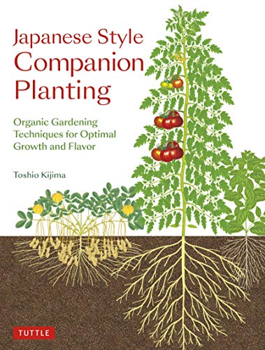 Book cover showing a tomato plant and peanuts with visible roots in soil.