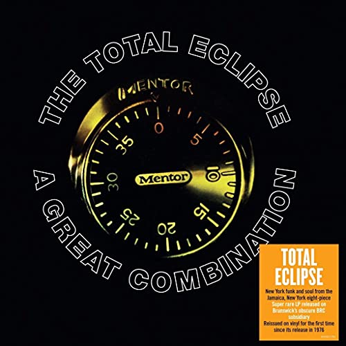 Black vinyl record cover featuring a gold instrument panel and white text.