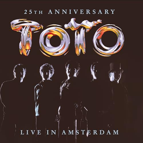 Toto “Live in Amsterdam” CD cover with band members silhouetted below.