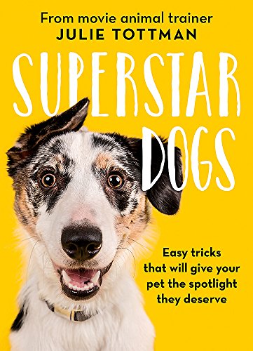 Yellow book cover featuring a close-up of a smiling Border Collie’s face.
